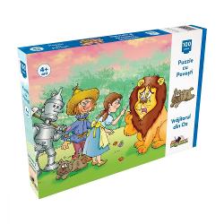 Puzzle Noriel cu povesti - Vrajitorul din Oz 100 Piese  Noriel  Pentru Baieti FeteVarsta 3 - 4 ani 4 - 5 aniNumar piese 