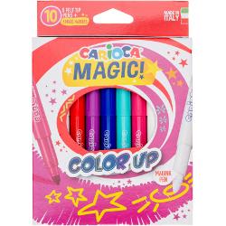 Descoper&259; magia culorilor cu setul nostru de carioci perfect pentru proiectele creative ale copiilor Aceste carioci pe baz&259; de ap&259; ofer&259; culori vibrante &537;i intense care se transform&259; &icirc;n nuan&539;e uimitoare c&acirc;nd sunt aplicate pe h&acirc;rtie special&259; sau h&acirc;rtie de desen Setul con&539;ine 10 culori diverse preg&259;tite s&259; inspire imagina&539;ia &537;i s&259; aduc&259; bucurie oric&259;rei activit&259;&539;i 