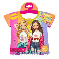 Set creativ Design Tshirt stickere si creioane incluse C GDBST140055