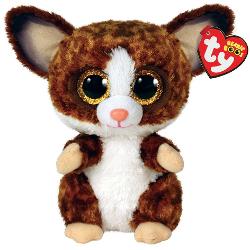 Jucarie de plus TY Beanie Boos - Binky Brown Bush Baby 24 cm TY37287