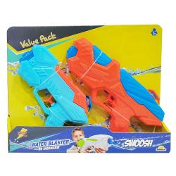 Culoare MulticolorPentru Fete BaietiVarsta recomandata 3 - 4 ani 4 - 5 ani 5 - 6 ani 6 - 7 ani 7 - 8 aniDimensiuni produs ambalat 33 x 26 x 5 cmGreutate produs ambalat 023 kgVerile vor fi mai racoroase cu aceste pistoale cu apa jucaria ideala a lunilor de vara de la Zapp Toys SwooshDublati distractia cu aceste pistoale apasa pe tragaciul pistolului care atrage atentia prin designul sau si distreaza-te cu prietenii tai Dispune de un 