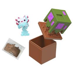 Colectia Minecraft Mini Mode Mining include un set de jucarii care va captiva imaginatia copiilor Fiecare set contine un container o figurina un accesoriu si nisip modelabil Figurinele Mini Mode sunt disponibile in diferite ipostaze amuzante si sunt fidele designului pixelat specific jocului Minecraft Aceste figurine vor aduce jocul preferat al copiilor direct in mana lor Pot fi colectionate si pot fi utilizate pentru a crea povesti palpitante si aventuri nebanuite Containerele tematice 