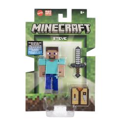 Creeaza exploreaza si supravietuieste cu figurile Minecraft Aceste figurine de actiune au fost create in mod autentic folosind designul pixelat al jocului video asa ca sunt grozave pentru joc si afisare Articulatiile mobile permit personajelor emblematice sa atinga ipostaze de actiune Fiecare figurina vine cu o piesa Build A Portal Jucatorii le pot colecta pe toate pentru a construi un portal complet Minecraft End care este de doua ori mai inalt decat figura Este un cadou grozav pentru 