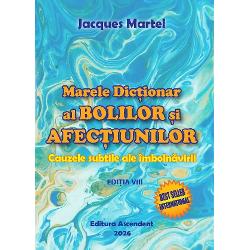 Acesta este un dictionar complet revizuit al bolilor si al afectiunilor aflate in stransa legatura cu conflictele generate de ganduri sentimente si emotiiInformatiile acestei lucrari au scopul de a facilita&nbsp; intelegerea simbolica realizata de creier care ne ajuta sa constientizam conflictul ce genereaza o anumita boala Toate acestea pentru a parcurge mai bine etapele de acceptare si de integrare conditii prealabile si necesare vindecariiAcest dictionar este un 