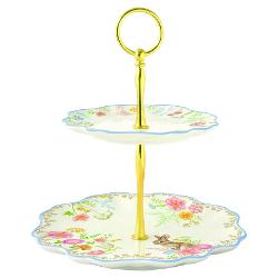 Adaug&259; un plus de elegan&539;&259; &537;i rafinament mesei tale cu acest platou din por&539;elan pe dou&259; nivele din colec&539;ia&nbsp;Tres Jolie&nbsp;de la&nbsp;Easy Life Platoul combin&259; frumuse&539;ea por&539;elanului alb decorat cu un iepura&537; simpatic 