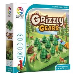 Smart Games - Grizzly Gears joc de logic&259; cu 80 de provoc&259;ri 7 aniPlonjeaz&259; &icirc;ntr-o aventur&259; fascinant&259; &icirc;n inima p&259;durii cu jocul de logic&259; Grizzly Gears Juc&259;torii trebuie s&259; navigheze prin p&259;dure &537;i s&259; ajung&259; la destina&539;ie f&259;r&259; a &icirc;nt&acirc;lni Mama Ursoaic&259; Piesele tip puzzle trebuie potrivite pe tabla de joc conform imaginii din provocarea aleas&259; iar apoi rotite pentru 