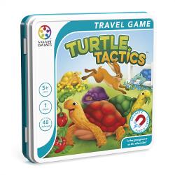 Smart Games - Turtle Tactics joc de logic&259; cu 48 de provoc&259;riSmart Games - Turtle Tactics propune copiilor o serie de 48 de provoc&259;ri logice fiecare cu niveluri diferite de dificultate Sistemul inovator cu &539;estoase &537;i blocuri permite aranjamente variate men&539;in&acirc;nd interesul la fiecare joc Potrivit pentru copii de 5 aniJocul este conceput pentru a fi jucat individual &537;i presupune plasarea &539;estoaselor &537;i a blocurilor 