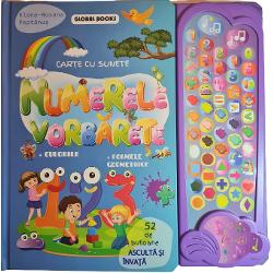 Numerele Vorb&259;re&539;e &ndash; Carte cu 52 de Sunete&55356;&57269; &Icirc;nva&539;&259; numerele prin joac&259; sunet &537;i veselieBine ai venit &icirc;n lumea numerelor vorb&259;re&539;e Aceast&259; carte interactiv&259; a fost conceput&259; special pentru copiii curio&537;i care &icirc;ncep s&259; descopere magia matematicii prin joc &537;i sunet Cu peste 15 minute audio poezii c&acirc;ntece &537;i activit&259;&539;i distractive copilul 