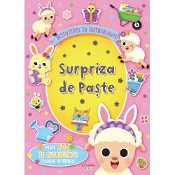 Distreaz&259;-te cu Mielu&537;ica &icirc;n aceast&259; prim&259;var&259; cu o mul&539;ime de jocuri &537;i activit&259;&539;i cu autocolanteUne&537;te animalele care danseaz&259; decoreaz&259; gust&259;rile delicioase &537;i apoi desprinde piesele de carton &537;i creeaz&259;-&539;i propria coroni&539;&259; de Pa&537;te