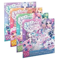 Set autocolante decorative Nebulous Stars &ndash; stil str&259;lucitor pentru toate obiectele tale &ndash; transform&259;-&539;i lucrurile preferate &icirc;ntr-o explozie de culoare &537;i magie cu aceste autocolante mari rezistente la ap&259; inspirate din universul Nebulous StarsCaracteristiciCon&539;ine 50 de autocolante mari impermeabile de &icirc;nalt&259; calitateDesign &icirc;n culori vibrante &537;i mistice specifice personajelor Nebulous 