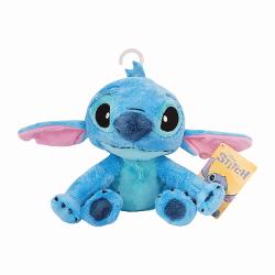 Plus Disney Stitch 20 cm este o jucarie moale si simpatica inspirata din celebrul personaj din universul Lilo si Stitch Realizat din materiale textile fine si placute la atingere acest plus reda fidel trasaturile lui Stitch cu ochi mari expresivi urechi late si detalii brodate atent finisate Dimensiunea de 20 cm il face potrivit pentru imbratisari joaca zilnica sau pentru a fi asezat ca element decorativ in camera copilului Este usor de transport ideal pentru calatorii sau pentru 