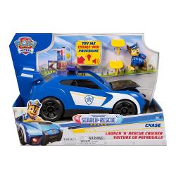 Patrula Catelusilor Cauta Si Salveaza &ndash;Set Vehicul De Salvare Cruiser si figurina Chase  Este o masina de interventie spectaculoasa inspirata din misiunile pline de actiune ale echipei Patrula Catelusilor Vehiculul de politie al lui Chase are un design modern cu detalii autentice si elemente interactive care transforma fiecare joaca intr-o adevarata operatiune de salvare Masina este echipata cu functii speciale de lansare si interventie precum si cu efecte de sunet si lumini 