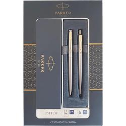 Lansata in anul 1954 gama Jotter a reusit de-a lungul timpului sa stranga in palmares cateva recorduri de invidiat Este unul dintre cele mai longevive produse de la Parker si in acelasi timp cel mai vandut produs din istoria Parker Este de asemenea primul pix din lume care foloseste pentru prima oara mina jumbo inventie patentata 100 Parker care mai tarziu a fost preluata de catre majoritatea caselor producatoare de instrumente de scris sub numele de mina tip 