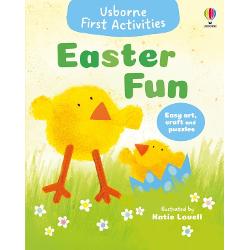 This delightful Easter activity book is full of easy but fun ideas for&nbsp;things to draw&nbsp;paint and craft as well as some&nbsp;simple picture puzzles Perfect for sharing with preschoolers-&nbsp;Easy&nbsp;projects using&nbsp;everyday materials- Builds&nbsp;hand-eye coordination concentration&nbsp;and&nbsp;pen control- Perfect 