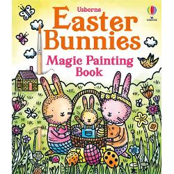Perfect for the Easter holidays this book is packed with illustrations of a delightful Easter bunny family making hiding and sharing Easter eggs with lots of animal friends Use the brush provided to sweep water over the designs and vibrant hues magically appear A mess-free way to keep children busy perfect for travel Simply tuck the waterproof back flap under each page as its painted to stop water from seeping through to the rest of the book- All new editions contain 