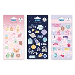 Stickere tematice Stylex- 3 modele diferite 36534Pretul afisat este per bucata Nu se poate alege modelul se livreaza aleatoriu in functie de disponibilitatea din stoc