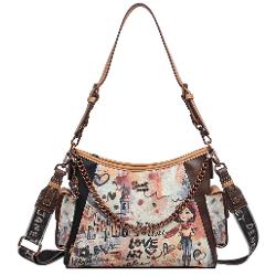 Geanta dama Janet Art Gallery 32x14x22 cm TV000135Material material textil si piele ecologica