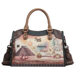 Geanta dama umar Janet 23x6x16 cm TV000131Material material textil si piele ecologica