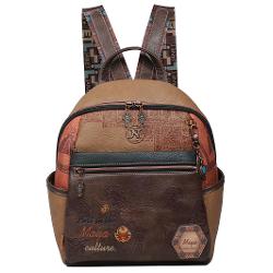 Rucsac fashion Janet Maya Journey 25x15x31 cm TV000114Material material textil si piele ecologica