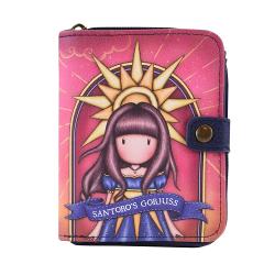 Portofelul mic Ray Of Light de la Gorjuss este un accesoriu foarte elegant care nu trebuie sa iti lipseasca din geanta&nbsp;Cu spatiu pentru a va depozita bagnotele cardurile si chitantele acest portofel are o dimensiune generoasa dar totusi compacta Combina perfect 5 compartimente pentru carduri un compartiment pentru cartea de identitate si un buzunar pentru monede care se inchide cu fermoarPachetul contine- 1x portofel Ray Of 