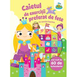 Acest caiet con&539;ine multe exerci&539;ii juc&259;u&537;e care te poart&259; &icirc;n lumea magic&259; a fetelor unde z&acirc;nele prin&539;esele &537;i sirenele te a&537;teapt&259; la fiecare sarcin&259; Puzzle-urile magice sunt un motiv real de relaxare iar s&259; lipe&537;ti cele peste 60 de autocolante va fi foarte distractivSarcinile din acest caiet sunt &icirc;nso&539;ite de imagini ceea ce duce la o &icirc;n&539;elegere rapid&259; a acestora astfel 