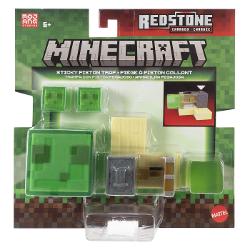 Setul de joaca Minecraft Redstone recreeaza atmosfera din celebrul univers Minecraft oferind copiilor posibilitatea de a construi si de a-si imagina propriile aventuri inspirate din joc Piesele si accesorii sunt realizate in stilul pixelat caracteristic Minecraft fiind perfecte pentru recrearea scenelor de actiune din lumea blocurilor Setul include figurine si elemente de constructie inspirate din mecanismele Redstone precum si accesorii tematice care permit recrearea unei capcane cu 