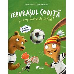 Iepura&537;ul Codi&539;&259; &537;i prietenii s&259;i tr&259;iesc aventuri palpitante de la campionatul de fotbal din p&259;dure p&acirc;n&259; la o excursie cu peripe&539;ii la mareAce&537;tia descoper&259; c&259; prietenia spiritul de echip&259; &537;i ingeniozitatea sunt mai importante dec&acirc;t orice trofeu dar &537;i faptul c&259; &icirc;mpreun&259; pot rezolva orice problem&259;Cartea con&539;ine dou&259; pove&537;ti cu silabe colorate 