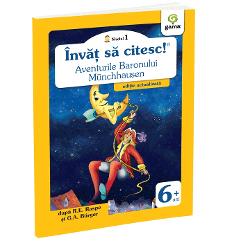 Aceast&259; edi&539;ie a fost actualizat&259; pentru a fi compatibil&259; cu nivelul de lectur&259; al copilului Frazele au fost simplificate iar cuvintele dificile au fost &icirc;nlocuite cu sinonime mai potriviteCartea face parte din colec&539;ia&nbsp;&bdquo;&Icirc;nv&259;&539; s&259; citesc Nivelul 1&rdquo;&nbsp;&537;i prezint&259;&nbsp;&bdquo;Aventurile Baronului M&uuml;nchausen&rdquo;&nbsp;destinat&259; 