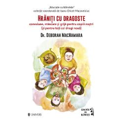 Hr&259;ni&539;i cu dragoste este o carte despre hran&259; conectare &537;i grija care ne formeaz&259; din interiorAutoarea Dr Deborah MacNamara ne arat&259; c&259; alimenta&539;ia copiilor nu este doar o chestiune de nutrien&539;i ci &537;i de rela&539;ie siguran&539;&259; &537;i ata&537;ament Nu conteaz&259; doar ce le punem &icirc;n farfurie ci mai ales cum o facem Dincolo de a le umple stomacul mesele &icirc;n familie hr&259;nesc nevoia profund&259; a 