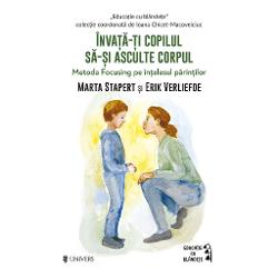 Cartea descrie detaliat una dintre cele mai eficiente metode de a sprijini copiii &icirc;n a&8209;&537;i explora emo&539;iile dificile FocusingPsihoterapeuta pentru copii Marta Stapert autoarea c&259;r&539;ii a folosit metoda Focusing c&acirc;teva decenii ca instrument practic prin care copiii dar &537;i adul&539;ii &icirc;&537;i recunosc emo&539;iile &icirc;&537;i exprim&259; tr&259;irile &537;i &icirc;&537;i dezvolt&259; &icirc;ncrederea &icirc;n sine 