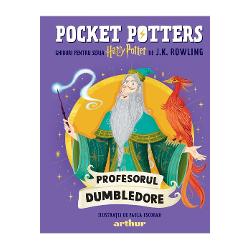 Ghidul magic oficial al seriei Harry Potter imaginate de JKRowlingCe-l face pe DUMBLEDORE un director at&acirc;t de str&259;lucitCe apare pe cartona&537;ul lui din BROSCU&538;ELE DE CIOCOLAT&258; &537;i care e echipa lui preferat&259; de QUIDDITCHAfl&259; toate acestea &537;i multe alte lucruri despre Profesorul DumbledoreVegheaz&259; asupra lui HarryCeas de buzunar din aurOrdinul Merlin Clasa &Icirc;nt&acirc;iAdor&259; dropsurile 