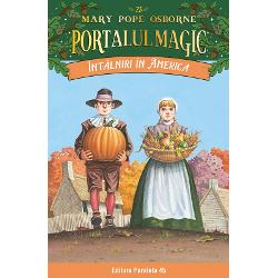 Seria PORTALUL MAGICJack &537;i sora lui mai mic&259; Annie c&259;l&259;toresc &icirc;n timp &537;i spa&539;iu dintr-o c&259;su&539;&259; secret&259; plin&259; cu c&259;r&539;i descoperit&259; &icirc;ntr-un copac fabulos Fiecare carte deschis&259; &icirc;i face s&259; treac&259; printr-un portal magic oferindu-le prilejul unor aventuri al&259;turi de creaturi uimitoare &537;i personaje din epoci istorice diferite Extrem de apreciate de p&259;rin&539;i de 