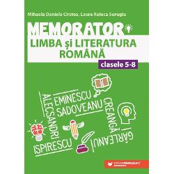 Conceput&259;&nbsp;&icirc;n format de buzunar lucrarea se adreseaz&259;&nbsp;elevilor claselor V-VIII reprezent&acirc;nd at&acirc;t un suport teoretic bine sistematizat necesar &icirc;n preg&259;tirea de zi cu zi a orelor de limba &537;i literatura rom&acirc;n&259; c&acirc;t &537;i unul informa&539;ional de baz&259;&nbsp;pentru preg&259;tirea evaluarilor curente &537;i a examenului de evaluare na&539;ional&259;Memoratorul respect&259;&nbsp;con&539;inutul 