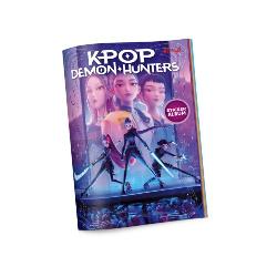 Album&nbsp;pentru ab&539;ibilduri Netflix K-Pop Demon Hunters;2 pachete Netflix K-Pop Demon Hunters cu ab&539;ibilduri fiecare con&539;in&acirc;nd 5 ab&539;ibilduri surpriza;Poster