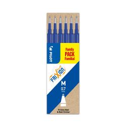 Completeaza-ti rollerul Pilot FriXion Ball sau FriXion Clicker cu acest set practic de 6 rezerve albastre de 07 mm Ideal pentru scoala birou sau acasa aceste rezerve iti permit sa scrii fara oprire si sa iti transpui ideile pe hartie exact asa cum le gandestiPotrivite 