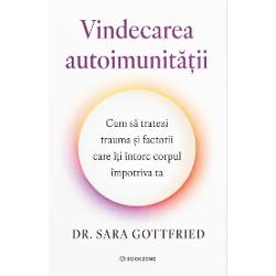 Rezumat Vindecarea autoimunitatii - Dr Sara GottfriedDe la autoarea bestsellerului New York Times Reglarea dezechilibrelor hormonale &ndash; ghidul complet pentru &icirc;n&539;elegerea &537;i vindecarea bolilor autoimune&nbsp;Exist&259; o &icirc;ntrebare pe care niciun medic nu &539;i-o adreseaz&259; la consulta&539;ie Ce &539;i s-a &icirc;nt&acirc;mplat Nu ce simptome ai nu de c&acirc;nd te doare ci ce ai tr&259;it &537;i 