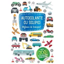 Totul este sclipitor &Icirc;n aceast&259; c&259;rticic&259; minunat&259; vei g&259;si peste 200 de autocolante str&259;lucitoare care &icirc;nf&259;&355;i&537;eaz&259; felurite mijloace de transport Joac&259;-te cu ele &537;i lipe&537;te-le oriunde vrei&nbsp;