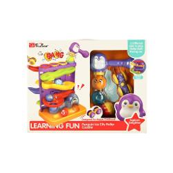Jucarie Educativa 2 in 1  Turn cu Bile si Circuit cu Masinute Ciocanel Inclus Multicolor Plastic Durabil 12 luni Distractiva si educativa aceasta jucarie 2 in 1 combina doua activitati captivante lovirea bilelor cu ciocanelul si urmarirea masinutelor pe un circuit in panta O jucarie ideala pentru copii de la 12 luni care contribuie la dezvoltarea coordonarii a logicii si a rabdarii Beneficii Dezvoltare 360  stimuleaza coordonarea mana-ochi motricitatea fina manipularea 