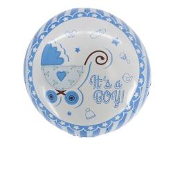 Balon folie It&rsquo;s a Boy 46 cm DACO este un balon decorativ rotund realizat din folie ideal pentru petreceri de tip baby shower anivers&259;ri sau evenimente dedicate venirii pe lume a unui b&259;ie&539;el Designul este &icirc;n nuan&539;e de albastru cu mesajul &bdquo;It&rsquo;s a Boy&rdquo; &537;i elemente grafice tematice potrivite pentru astfel de ocazii specialeBalonul are form&259; rotund&259; 