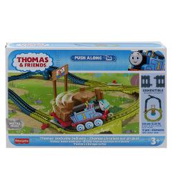 Micii mecanici de locomotiva se pot bucura de joc cu impins alaturi de personajele preferate din serialul Thomas &amp Friends cu aceste seturi de sine si tren de la Fisher-Price Cu personaje populare precum Thomas Percy si Diesel fiecare set de sine include o locomotiva din metal plus multa joaca de curse si livrare de marfa Copiii pot colectiona si pot conecta aceste sine pentru a crea aventuri feroviare Thomas &amp Friends si mai mari Fiecare se vinde separat in limita 