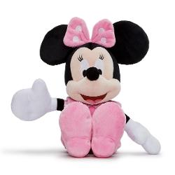 Stim ca primul cel mai bun prieten al celui mic este jucaria de plus cea alaturi de care descopera lumea si doarme linistit noaptea Minnie Mouse este prietena lui Mickey Mouse Are o personalitate placuta si este recunoscuta pentru colectia ei de funde mari de diferite culori pe care le pune pe cap Aceasta jucarie de plus este fabricata dintr-un material de calitate rezistent si in conformitate cu cerintele de calitate Disney Dimensiunea ei este de 35 de centimetri