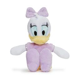 Daisy Duck este prietena lui Donald Duck Este o ratusca alba cu gene mari si penele din coada indoite pentru a sugera o fusta De obicei poarta o funda pe cap Are o simpatie puternica pentru Donald desi este adesea caracterizata ca fiind mai sofisticata decat el Acesta jucarie de plus este fabricata dintr-un material de calitate rezistent si in conformitate cu cerintele de calitate Disney Dimensiunea ei este de 20 de centimetri