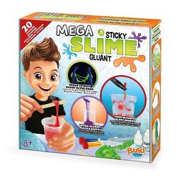 Experimente - Mega SlimeDescoperiti 20 de activitati care implica diferite tipuri de texturi slime si sute de combinatii fosforescent auriu pufos ultra-slim etcFisa de instructiuni cu ilustratii color inclusaVarsta recomandata 8 aniDimensiuni cutie&nbsp;25 x 7 x 25&nbsp;cmCulorile si continutul pot varia usor de la o jucarie la alta&nbsp;AvertismenteVa rugam sa cititi cu atentie si sa respectati instructiunile 