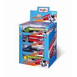 Highway Haulers reprezinta o colectie impresionanta de camioane de transport de inalta calitate fiecare model fiind o replica detaliata a vehiculelor reale Aceasta colectie este perfecta pentru pasionatii de camioane colectionari si copii care iubesc vehiculele puterniceFiecare camion are o cabina meticulos proiectata cu detalii realiste si un transportor diferit adaptat pentru diverse tipuri de incarcaturiCamioanele sunt realizate din metal turnat sub presiune 