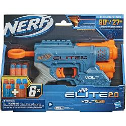 Pregateste-te pentru lupta cu blasterele Nerf Elite 20 care dispun de capabilitati de personalizare incorporate astfel incat sa le poti face upgrade si sa profite de avantajul competitiilor Nerf Construiti-va stocul de blaster-uri Nerf Elite 20 pentru a va optimiza strategia de joc si pentru a aduce performanta tactica si flexibilitate in fiecare misiune si lupta Blasterul Nerf Elite 20 Volt SD-1 este echipat cu 2 sine tactice astfel incat sa il puteti personaliza cu accesorii Nerf pentru 