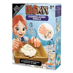 Foloseste uneltele pentru a sapa in blocul de gips si a descoperi scoicile din care iti poti apoi realiza o minunata brataraSetul include 1 bloc de gips 1 ciocanel 1 dalta 1 burete sfoara 1 tavaDimensiunile cutiei 148 x 5 x 19 cmVarsta recomandata 8 ani