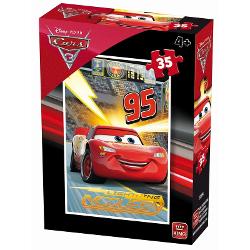 Puzzle 35 piese Disney Cars 3Rezolvarea puzzle-urilor reprezinta o activitate relaxanta De asemenea iti dezvolta aptitudinileMaterialele folosite sunt de cea mai buna calitateCaracteristiciNumar piese 35Material CartonDimensiune puzzle 21 x 15 cmDimensiune cutie 13 x 10 cmVarsta recomandata 3 aniAtentionare Produsul este contraindicat copiilor sub varsta de 3 ani deoarece poate contine piese mici care pot fi inghitite sau inhalate existand pericolul de sufocare  Va rugam 