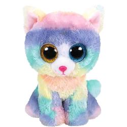 Jucarie de plus TY Beanie Boos - Heather pisca multicolora 15 cm TY36250