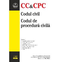 Prezenta edi&539;ia a lucr&259;rii Codul civil & Codul de procedur&259; civil&259; con&539;ine textele legislative actualizate la data de 19 aprilie 2026 adnotate cu legile de punere &icirc;n aplicare reglement&259;rile anterioare deciziile ale Cur&539;ii Constitu&539;ionale recursuri &icirc;n interesul legii &537;i hot&259;r&acirc;ri prealabile&Icirc;n anexa Codului civil este inclus&259; &icirc;n extras Legea nr 1402022 privind unele m&259;suri de ocrotire 
