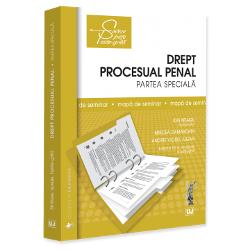 Lucrarea a fost conceputa ca un instrument de lucru eficient pentru parcurgerea acestei discipline juridice deosebit de insemnate care se regaseste in tematica tuturor examenelor importante ale carierei juridice &ndash; Drept procesual penal Partea specialaCUPRINSUL LUCRARII- sinteze de teorie;- peste 130 de spete;- 400 de teste-grila;- decizii ale Curtii Constitutionale;- decizii pronuntate de Inalta Curte de Casatie si Justitie 